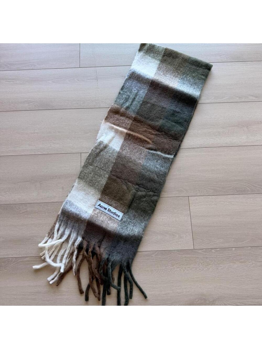 Acne Studios Women's Multi and Brown Scarf-wrap